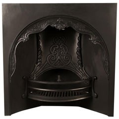 Very Attractive Antique Early Victorian Arched Register Grate, circa 1850