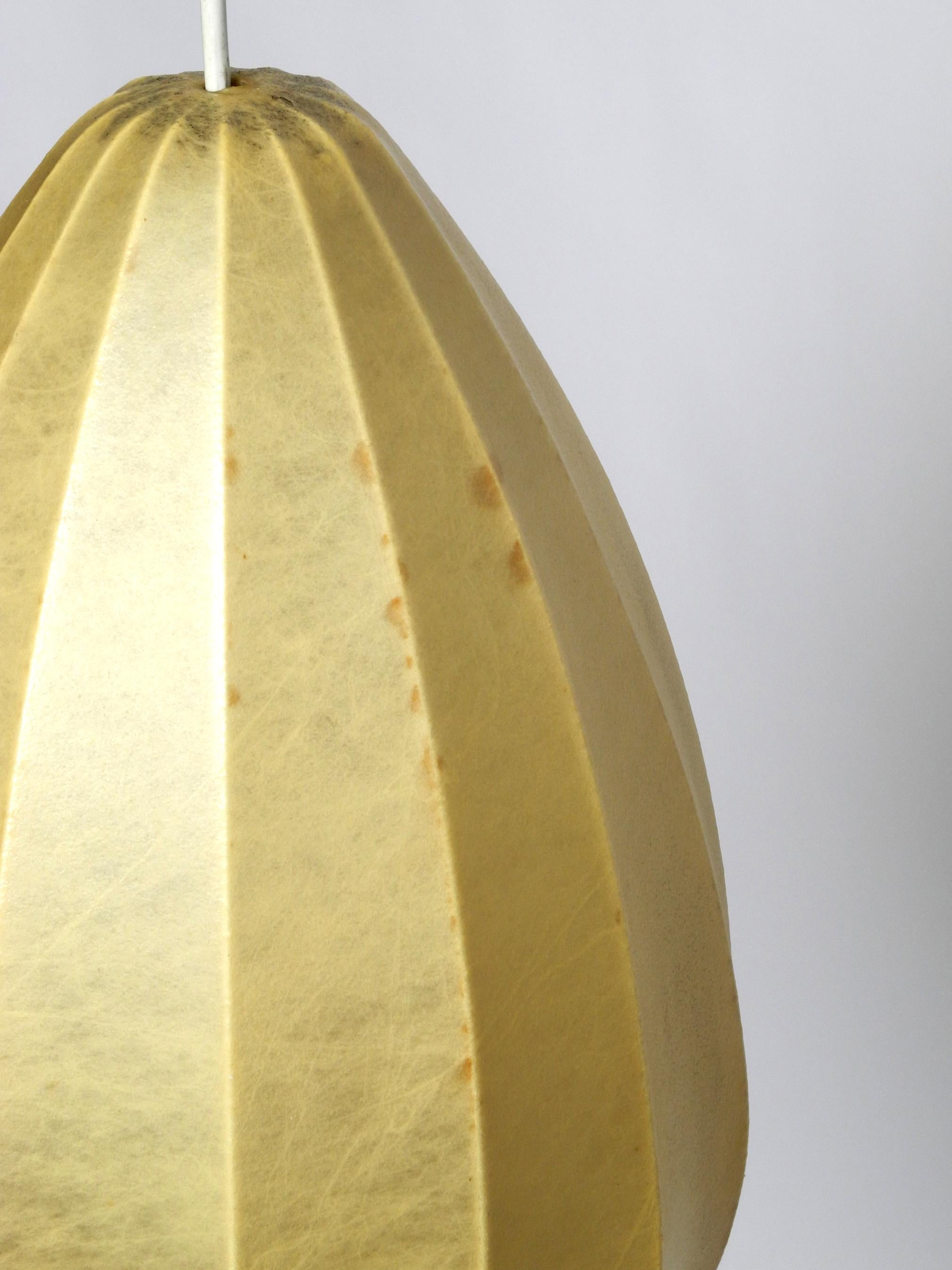 Very beautiful 1960s vintage Cocoon pendant lamp in a minimalist design 3