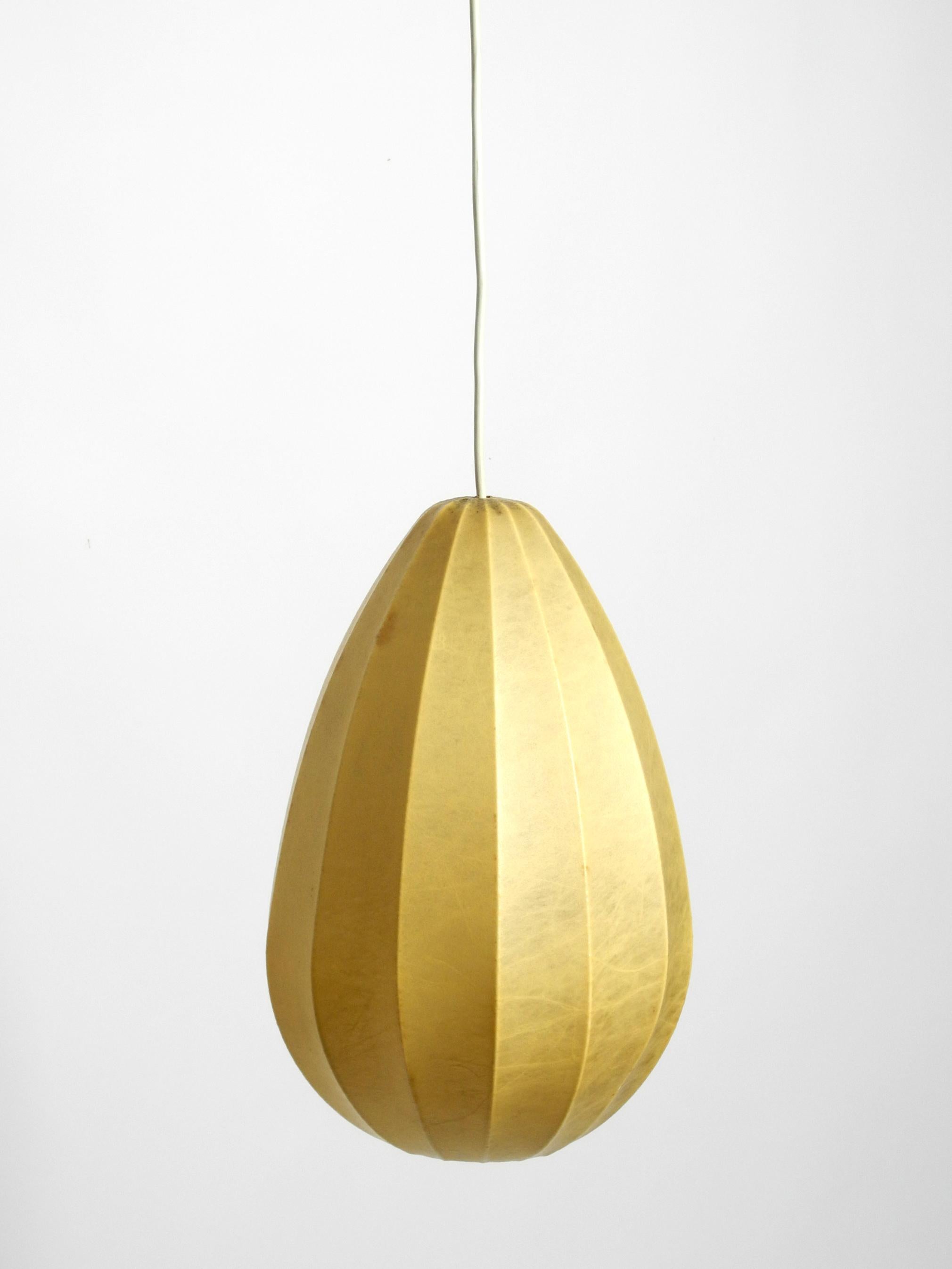Metal Very beautiful 1960s vintage Cocoon pendant lamp in a minimalist design
