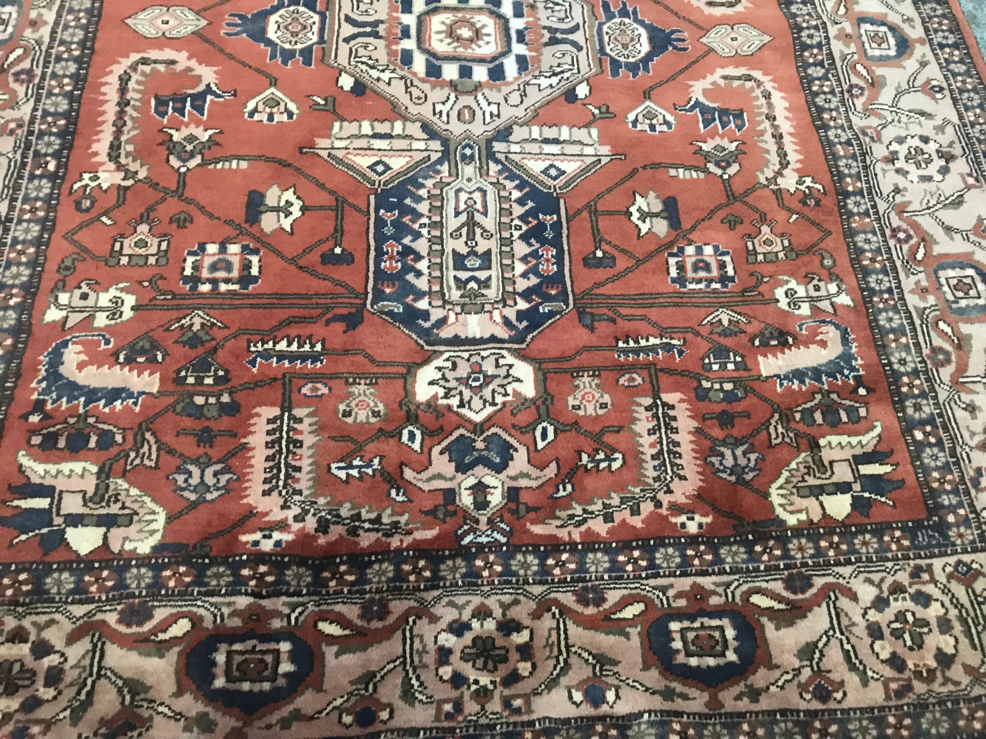 Hand-Knotted Very Beautiful Afghan Rug For Sale