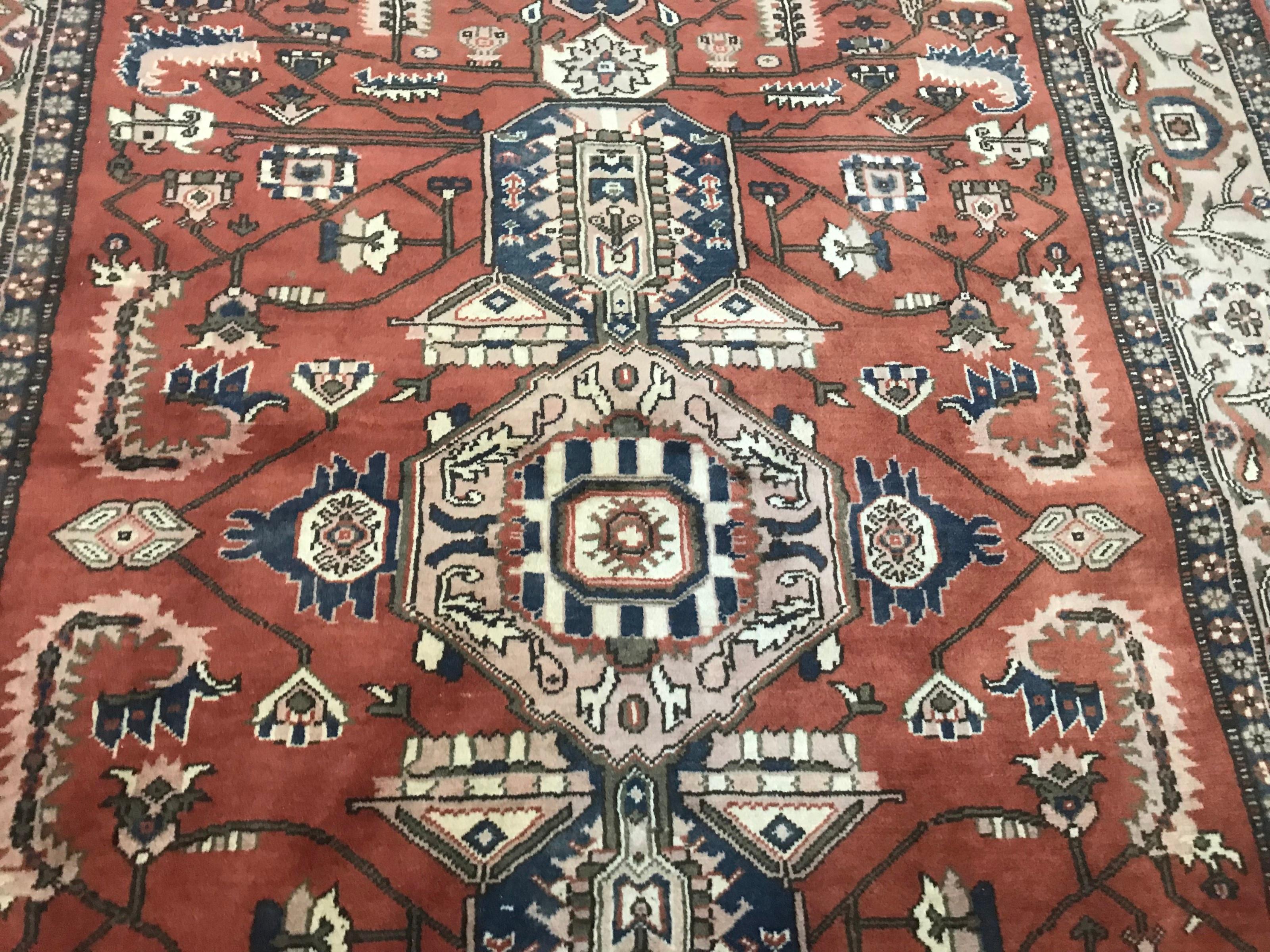 Very Beautiful Afghan Rug In Good Condition For Sale In Saint Ouen, FR