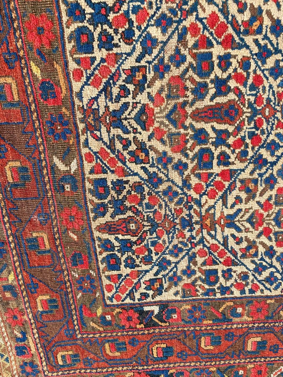 Very Beautiful Antique Afshar Rug For Sale 2