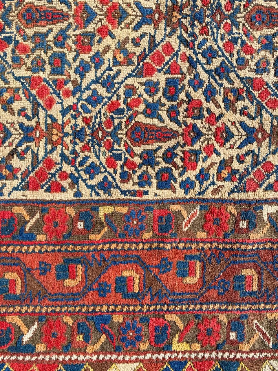 Very Beautiful Antique Afshar Rug For Sale 3