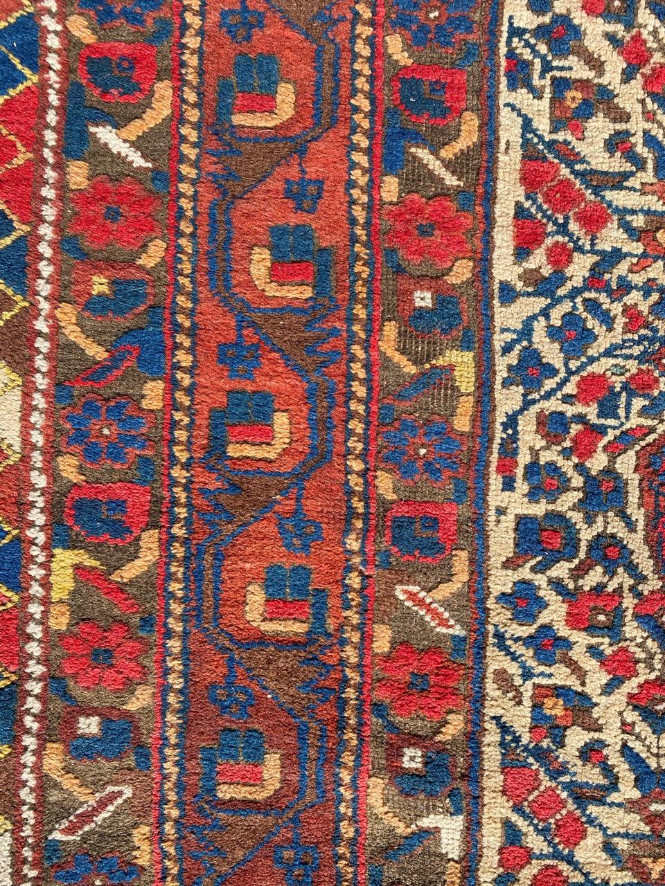 Very Beautiful Antique Afshar Rug For Sale 5