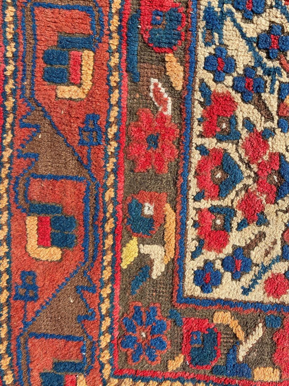 Very Beautiful Antique Afshar Rug For Sale 8
