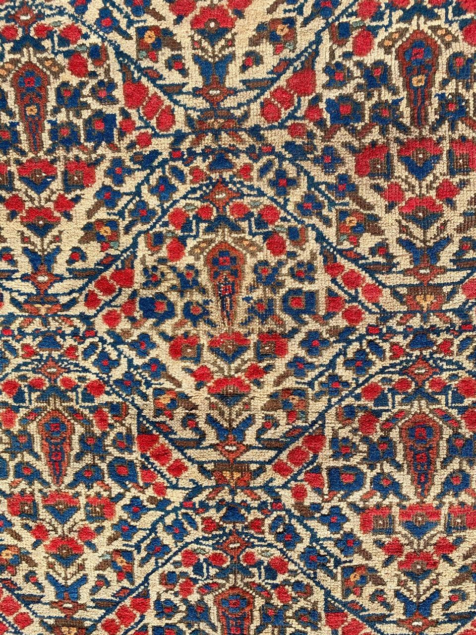 Very Beautiful Antique Afshar Rug For Sale 11