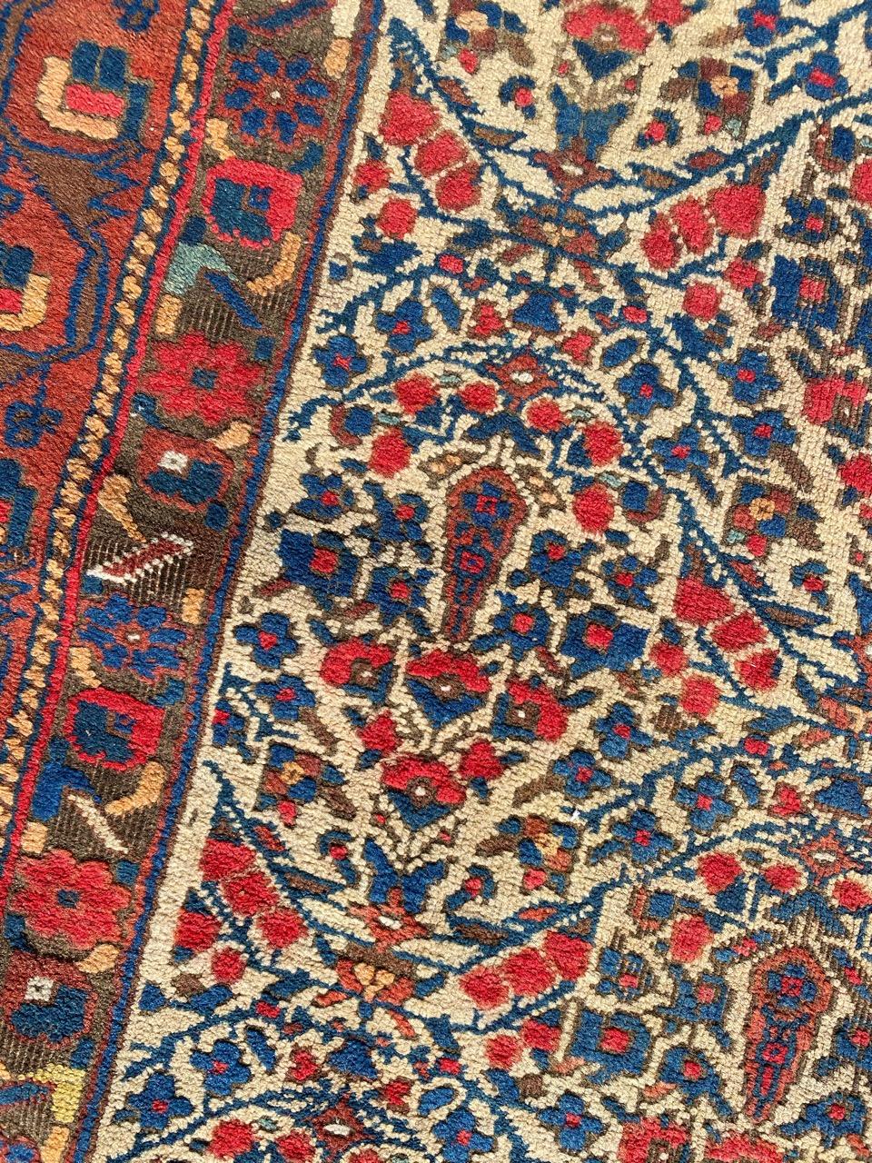 Very Beautiful Antique Afshar Rug In Good Condition For Sale In Saint Ouen, FR