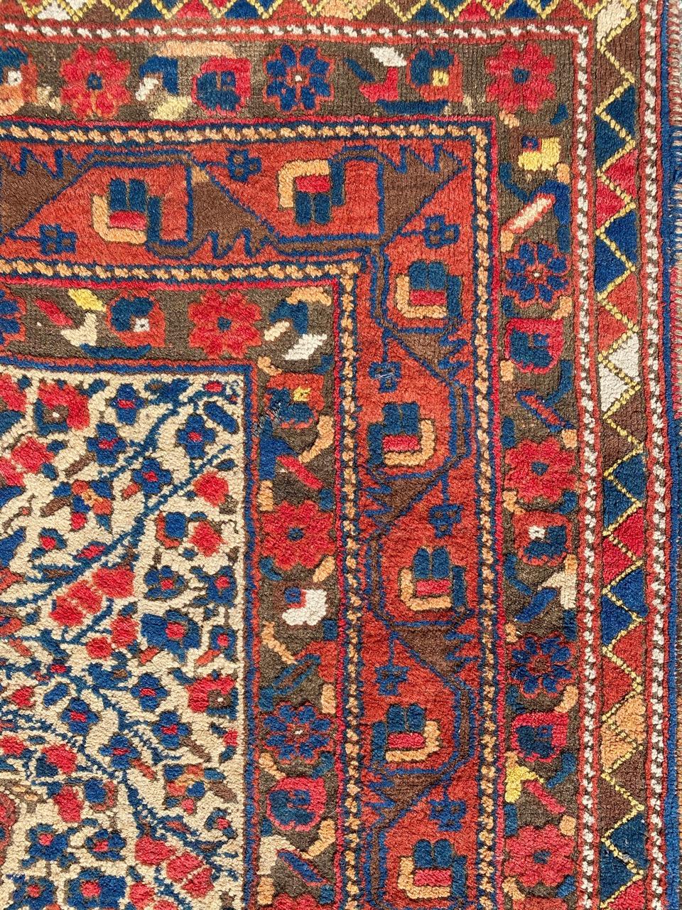 20th Century Very Beautiful Antique Afshar Rug For Sale