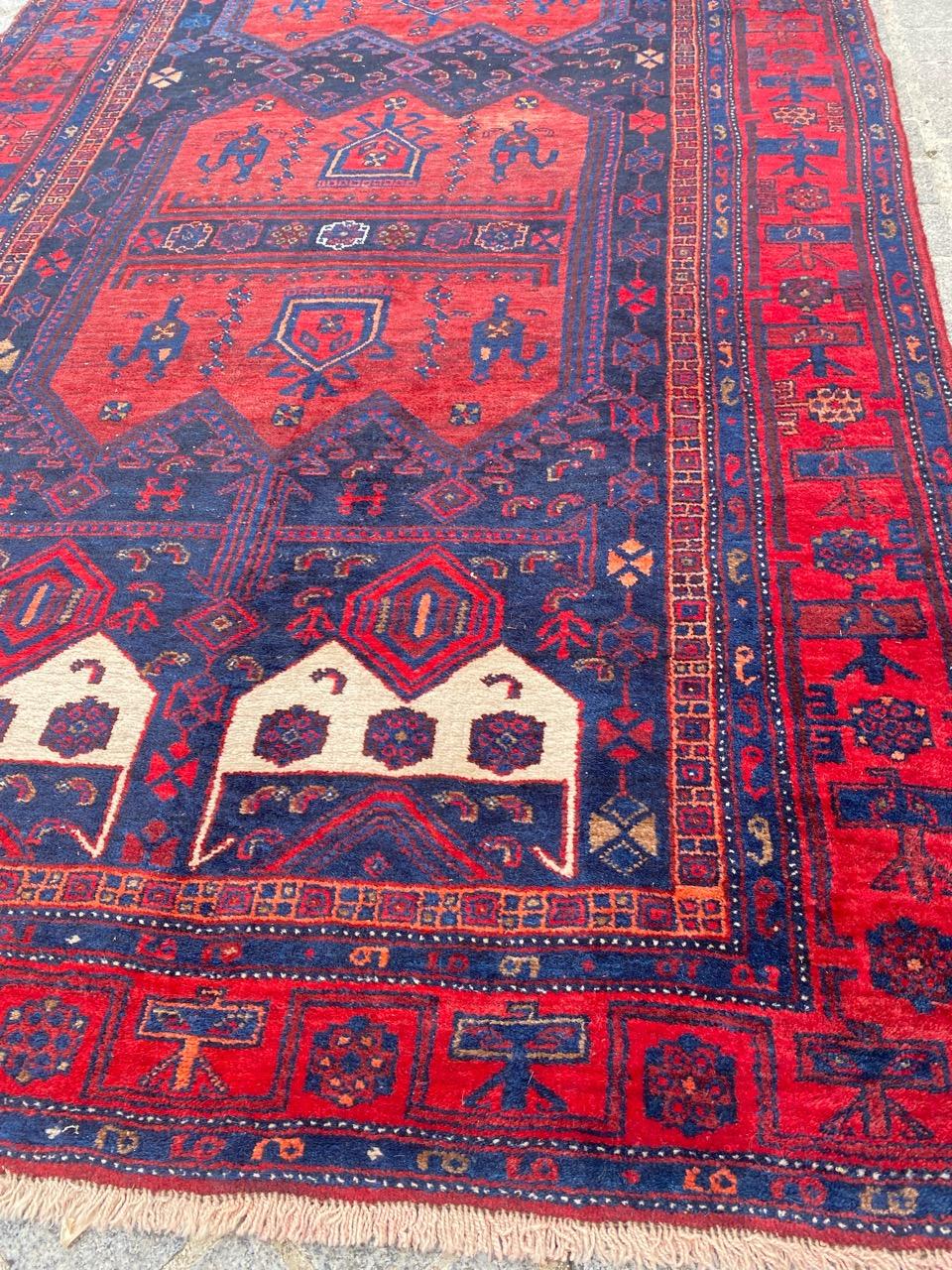 Bobyrug’s Very Beautiful Antique Bijar Rug For Sale 3