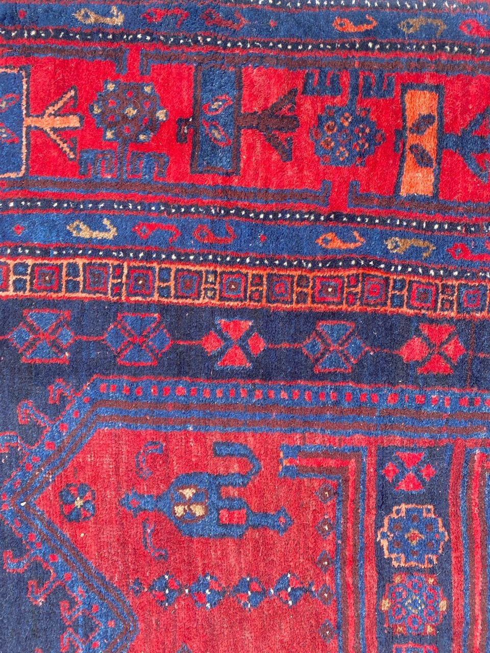 Bobyrug's Very Beautiful Antique Bijar Rug (Asiatisch) im Angebot