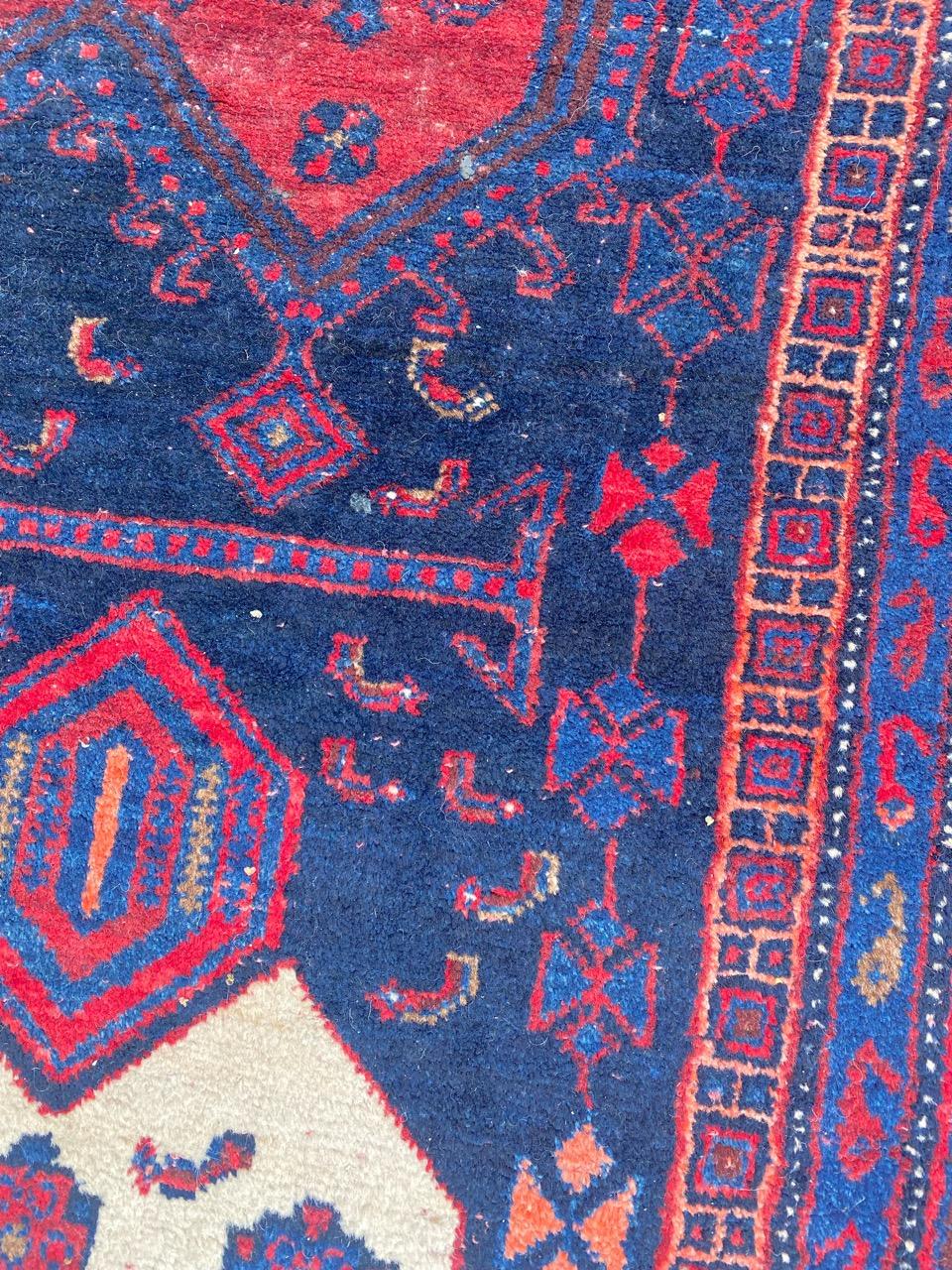 Bobyrug's Very Beautiful Antique Bijar Rug (Handgeknüpft) im Angebot