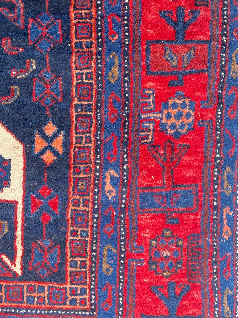 Bobyrug’s Very Beautiful Antique Bijar Rug In Good Condition For Sale In Saint Ouen, FR