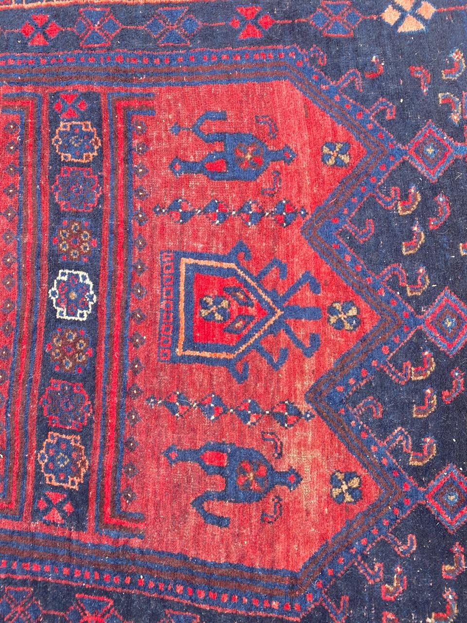 Bobyrug's Very Beautiful Antique Bijar Rug (Wolle) im Angebot
