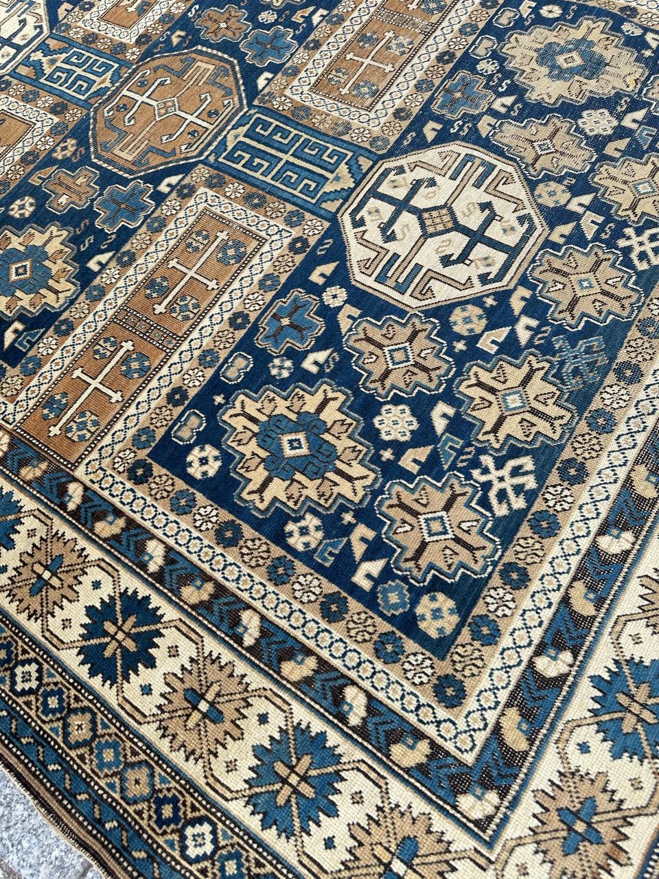 Très beau tapis shirvan caucasien ancien en vente 2