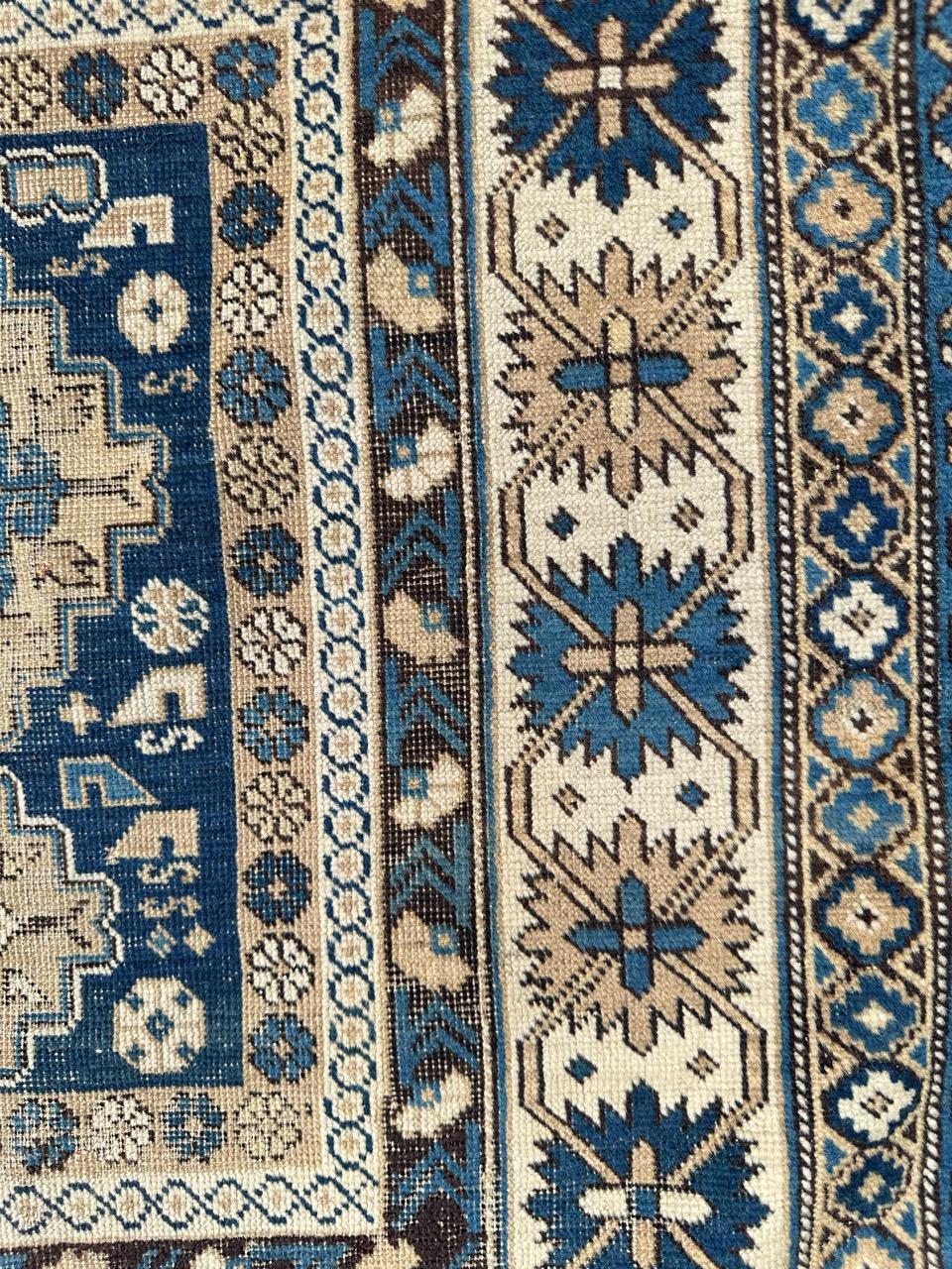 Très beau tapis shirvan caucasien ancien en vente 3