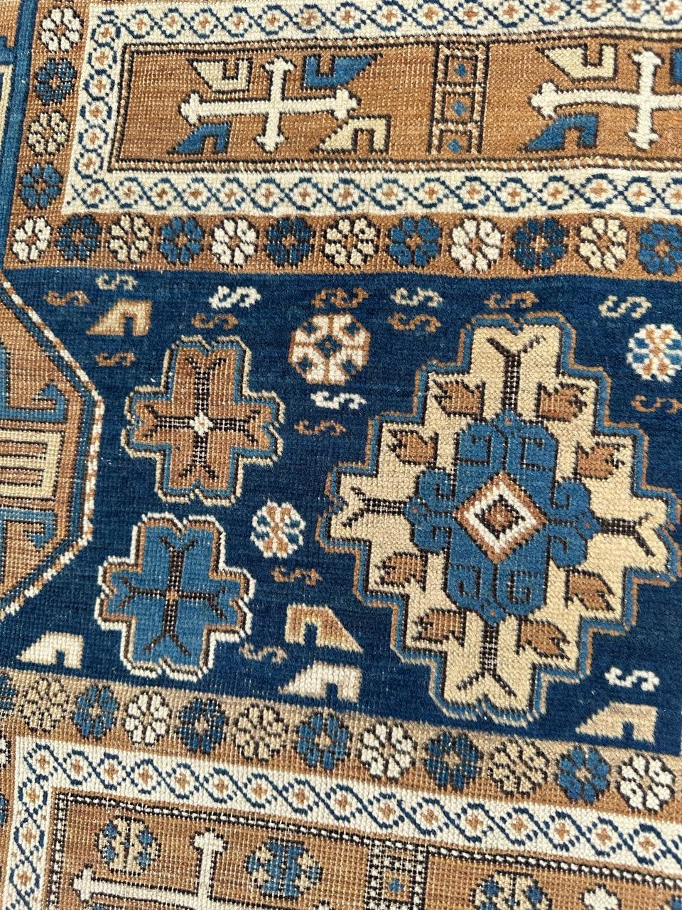 Très beau tapis shirvan caucasien ancien en vente 4