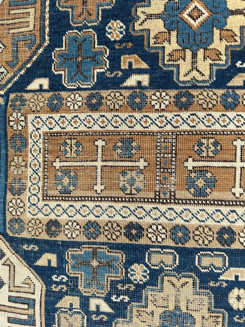 Très beau tapis shirvan caucasien ancien en vente 5