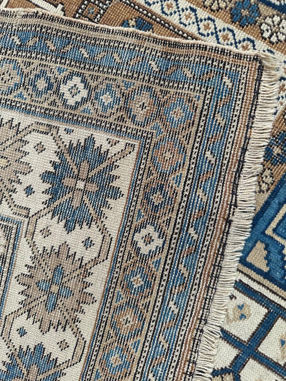 Très beau tapis shirvan caucasien ancien en vente 12