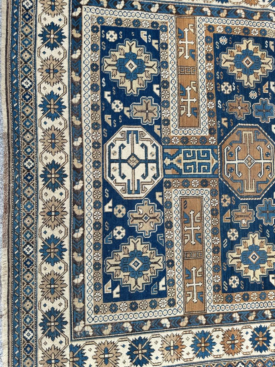 Kazakh Très beau tapis shirvan caucasien ancien en vente