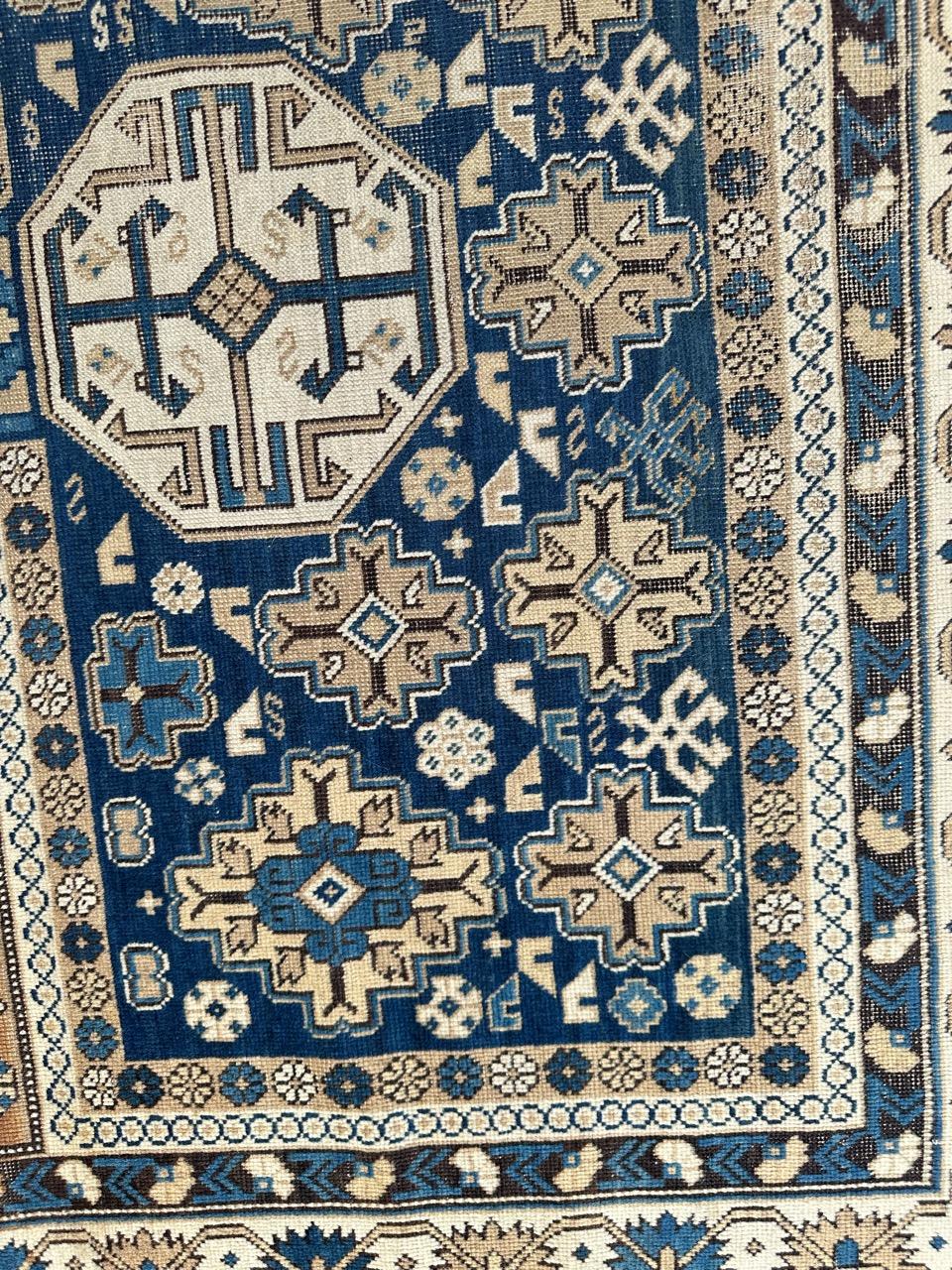 XIXe siècle Très beau tapis shirvan caucasien ancien en vente