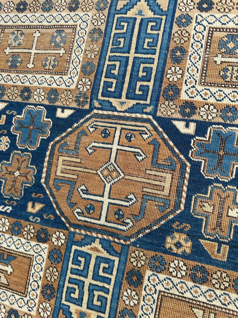 Très beau tapis shirvan caucasien ancien en vente 1