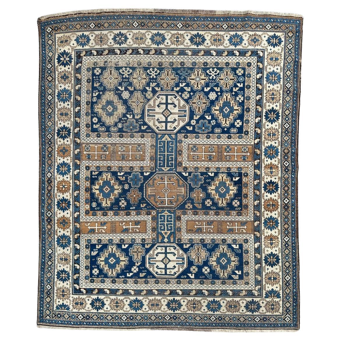 Very beautiful antique Caucasian shirvan rug