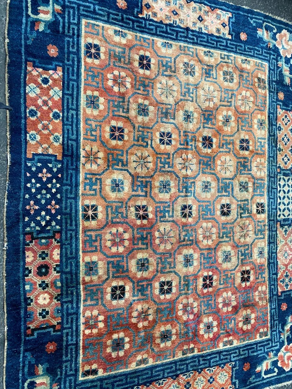 Bobyrug’s Very Beautiful Antique Chinese Beijing Rug 7