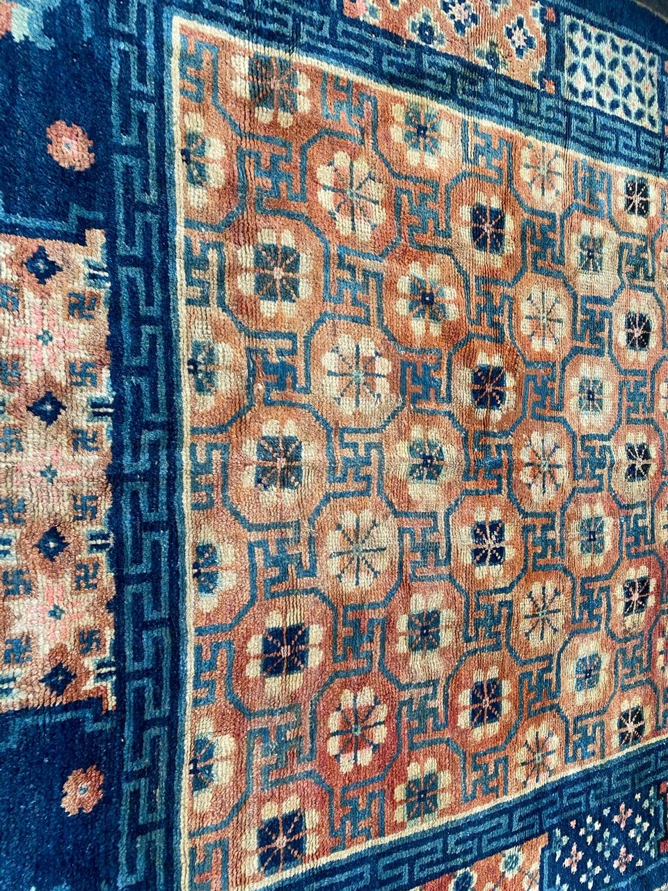 Bobyrug’s Very Beautiful Antique Chinese Beijing Rug 8