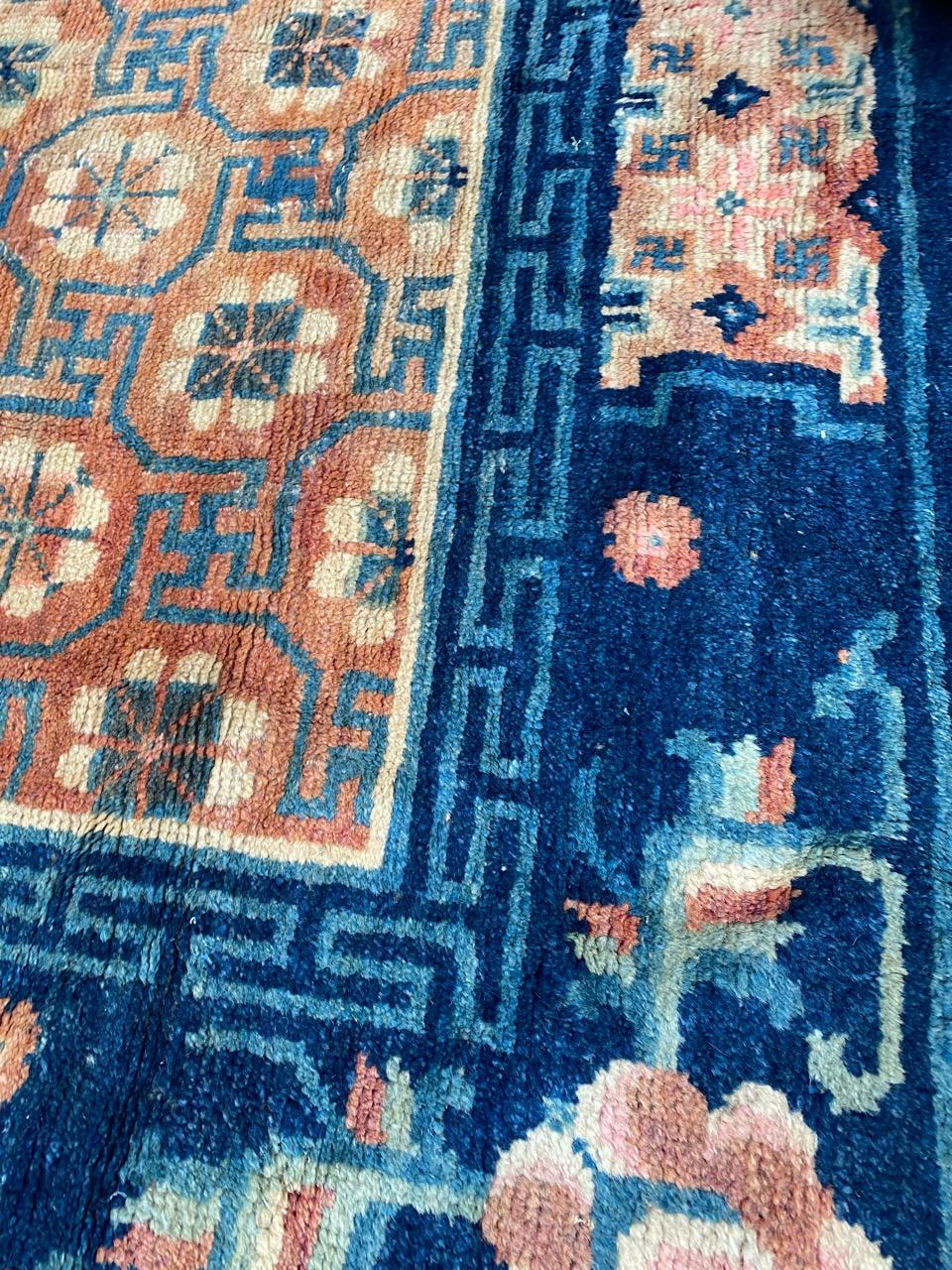 Bobyrug’s Very Beautiful Antique Chinese Beijing Rug 9