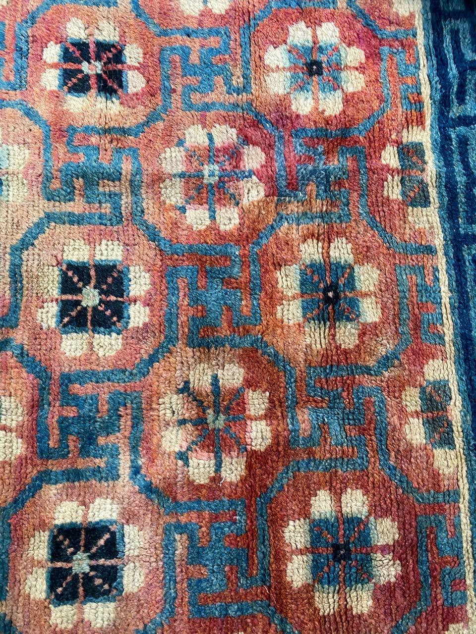 Hand-Knotted Bobyrug’s Very Beautiful Antique Chinese Beijing Rug