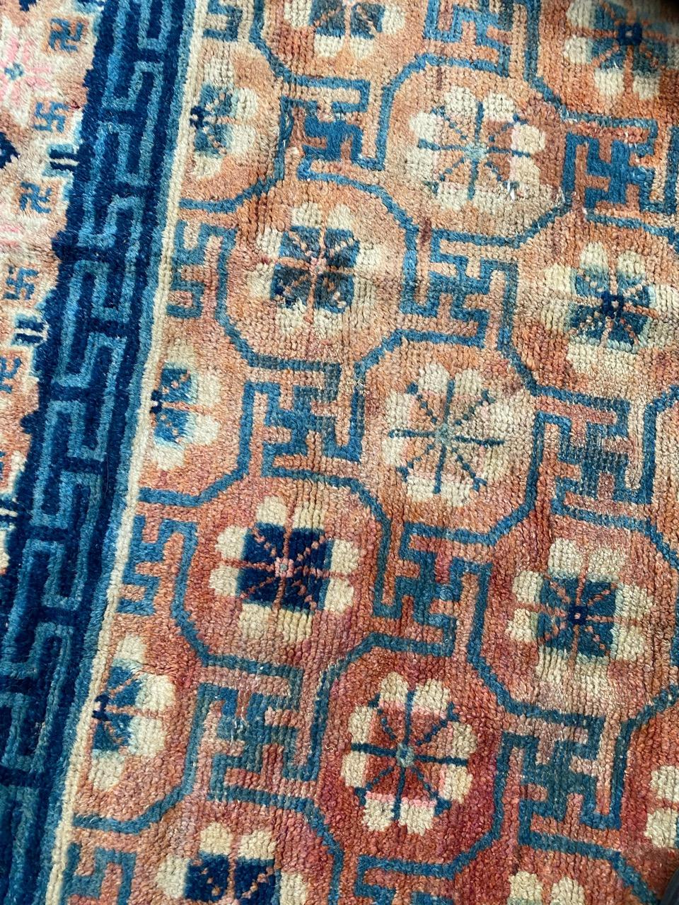 19th Century Bobyrug’s Very Beautiful Antique Chinese Beijing Rug