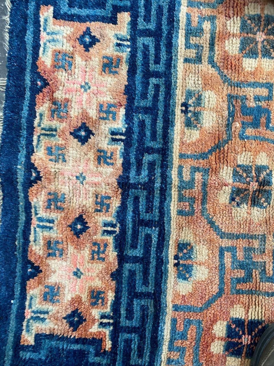 Cotton Bobyrug’s Very Beautiful Antique Chinese Beijing Rug