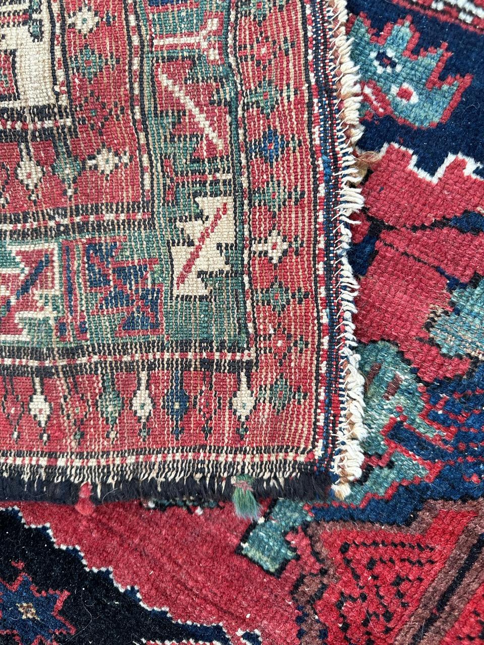 Bobyrug’s Very beautiful antique fine Hamadan rug  For Sale 9