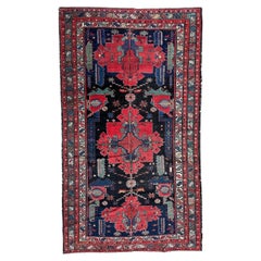 Bobyrug’s Very beautiful Antique fine Hamadan rug 