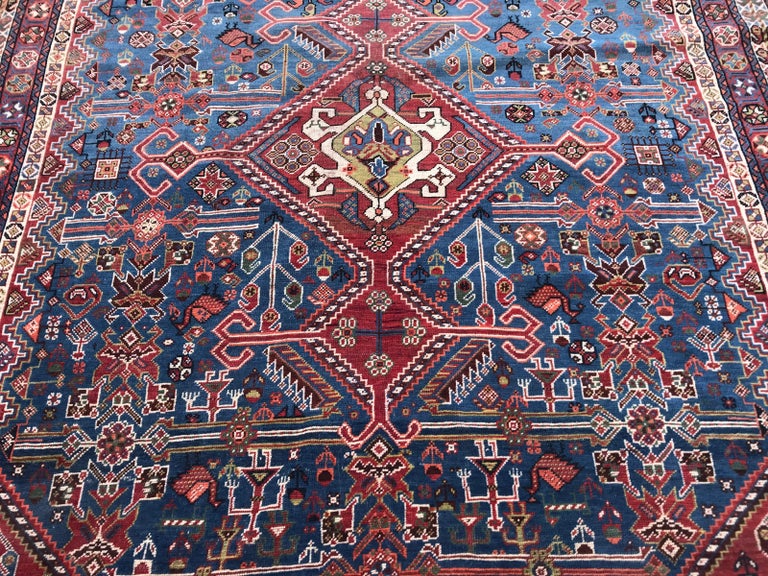 Very Beautiful Antique Ghashghai Rug For Sale at 1stDibs