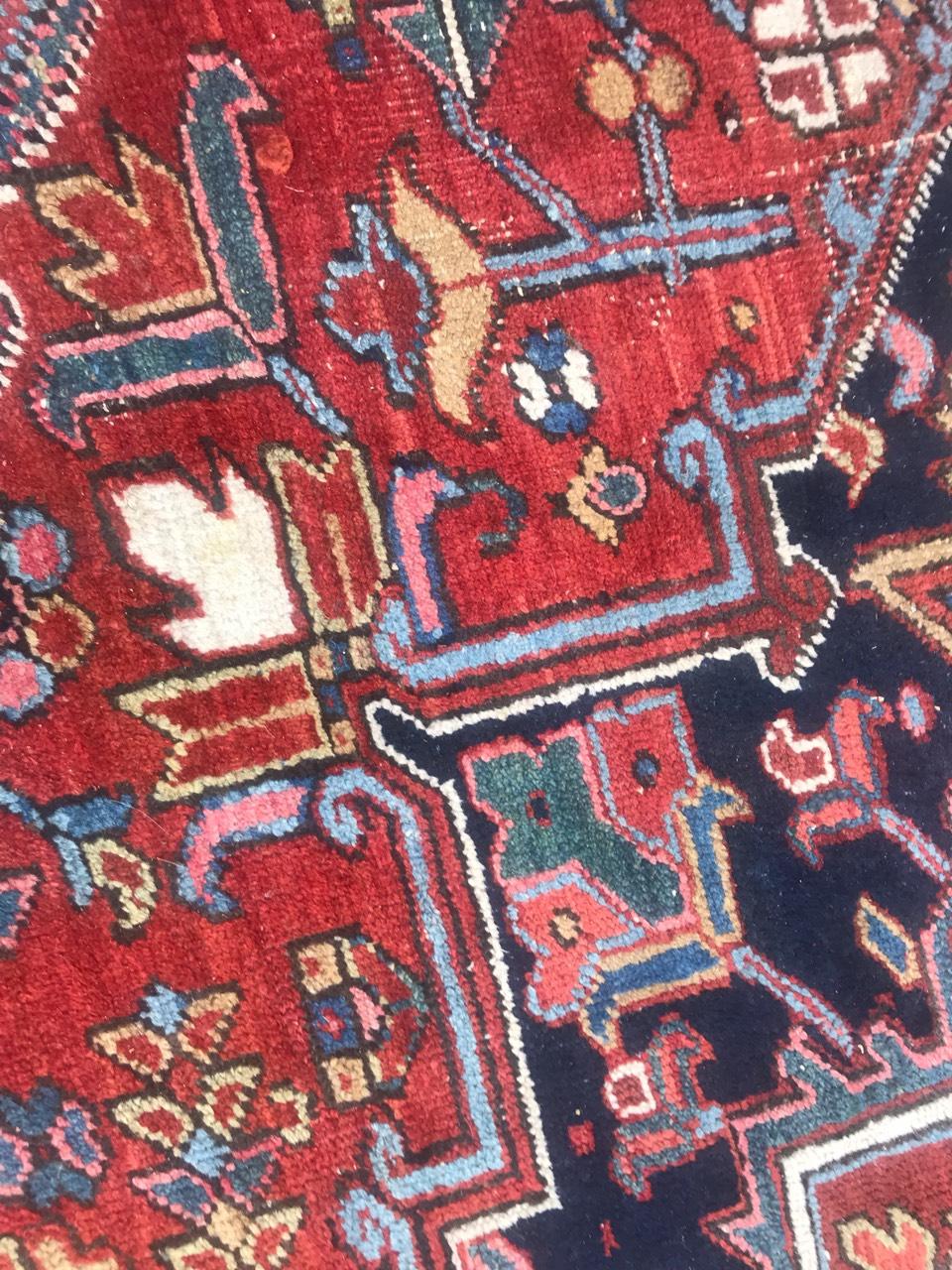 Very Beautiful Antique Heriz Rug 5