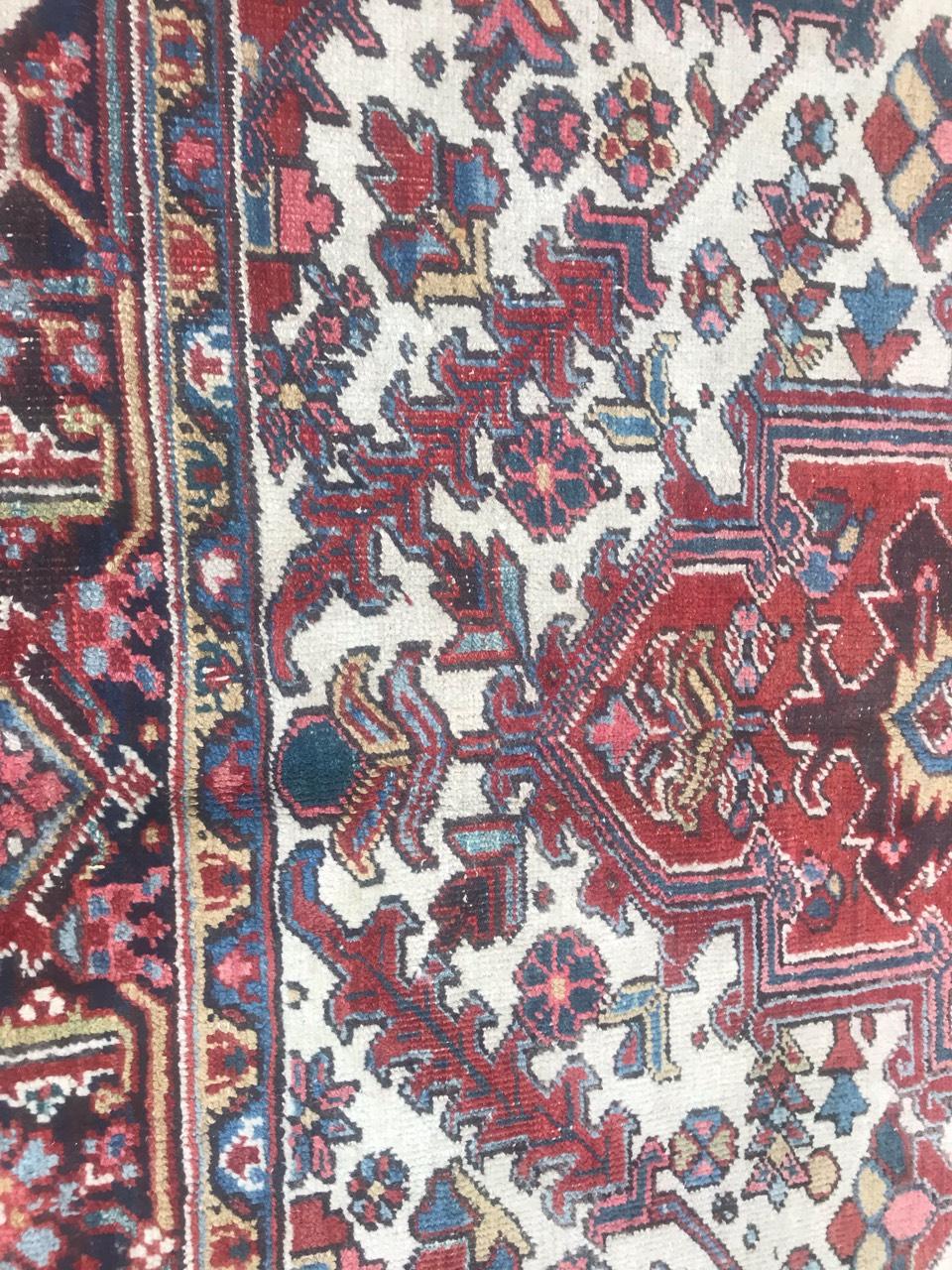 Heriz Serapi Very Beautiful Antique Heriz Rug