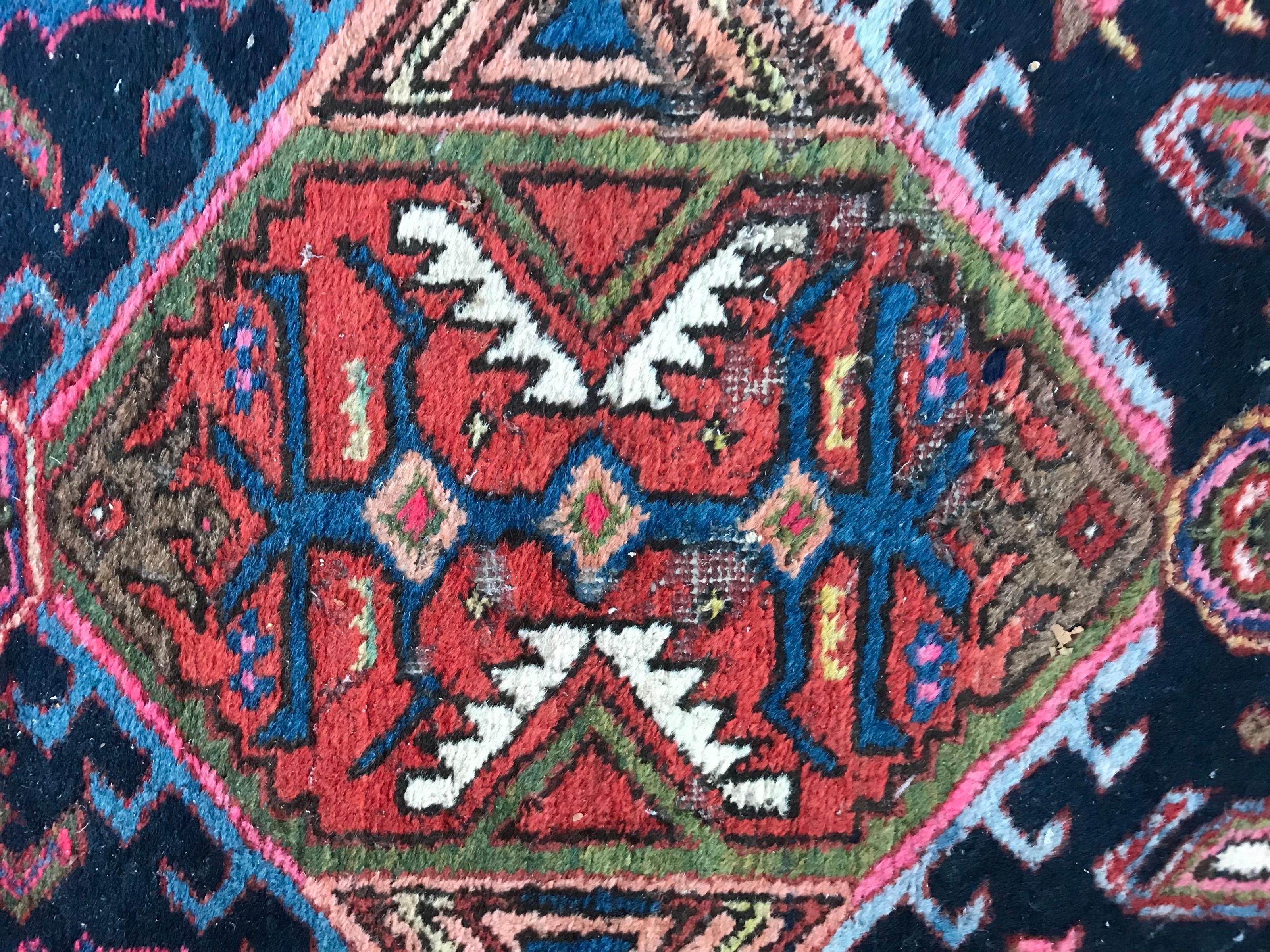Cotton Bobyrug’s Very Beautiful Antique Kurdish Caucasian Style Runner For Sale