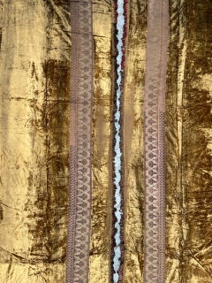 Very Beautiful Antique Pair of silk velvet Curtains