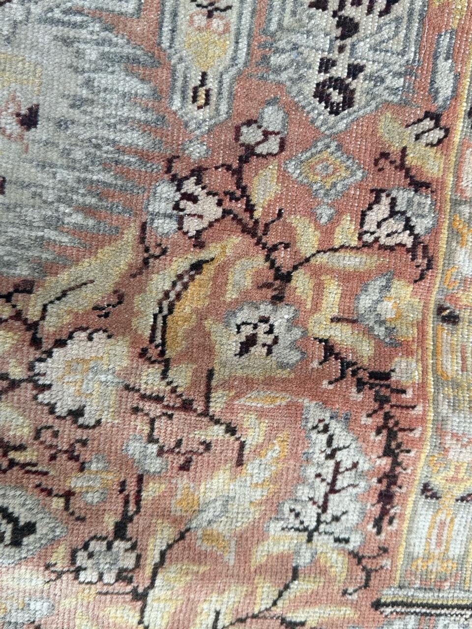 Oushak Très beau tapis turc ancien de cesare en vente