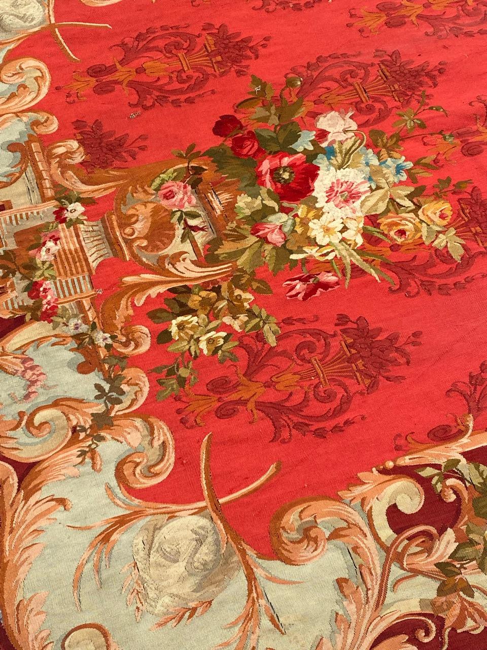 Wool Bobyrug’s Very Beautiful Fine Pair of Aubusson Panels  For Sale