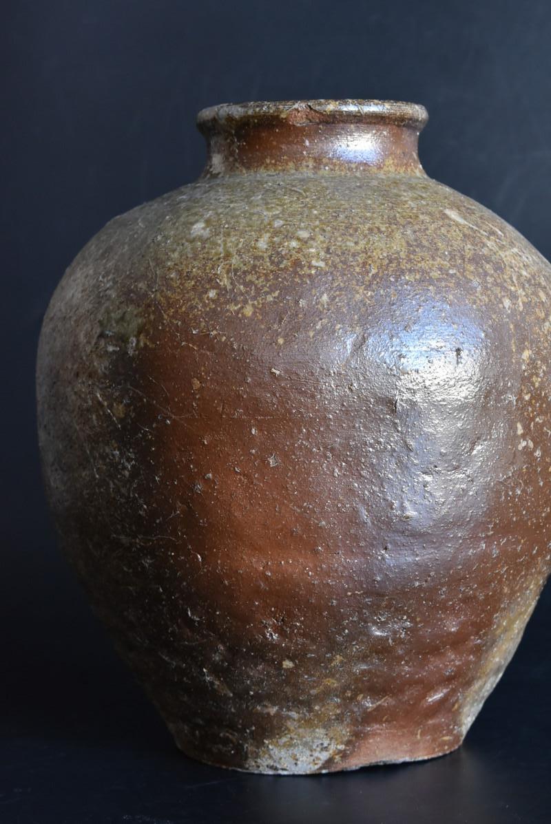 Very Beautiful Japanese Antique Jar/Shigaraki Ware /1500s /Wabi-Sabi Vase/Mingei 10