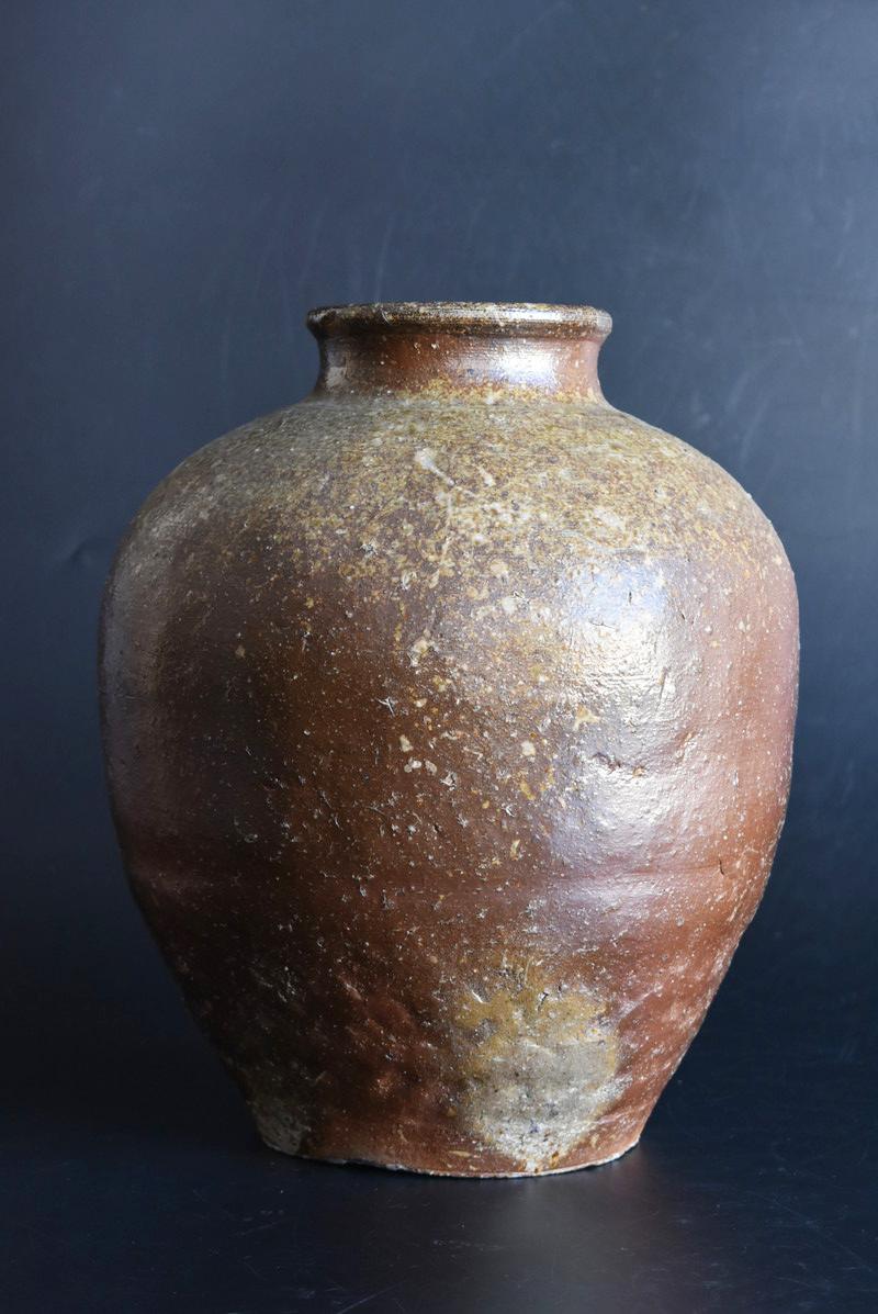 18th Century and Earlier Very Beautiful Japanese Antique Jar/Shigaraki Ware /1500s /Wabi-Sabi Vase/Mingei