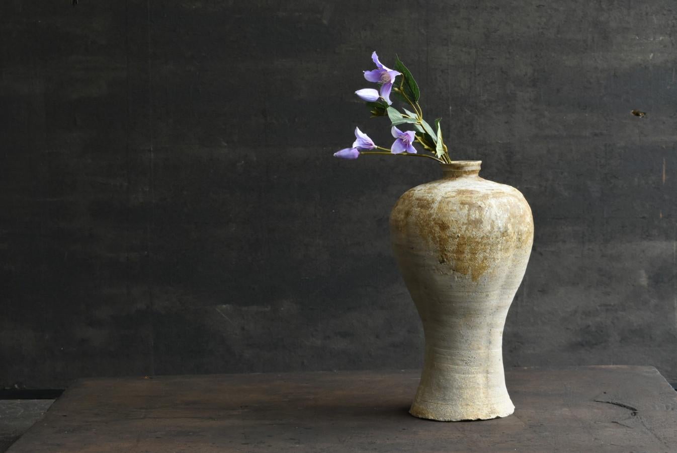 Very beautiful Korean antique pottery vase/1000-1200/wabisabi vase 9