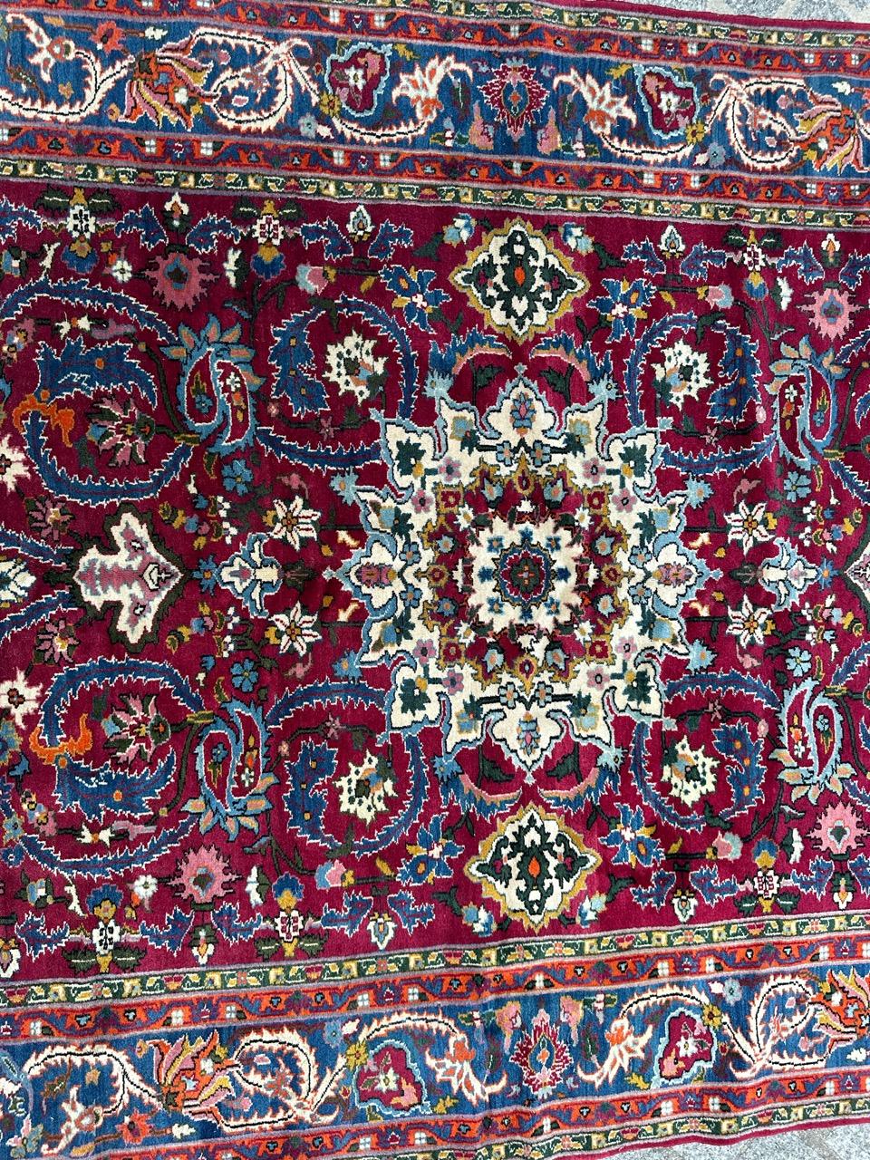 Bobyrug's Sehr schöner feiner aserbaidschanischer Teppich aus dem späten 20.  (Handgeknüpft) im Angebot