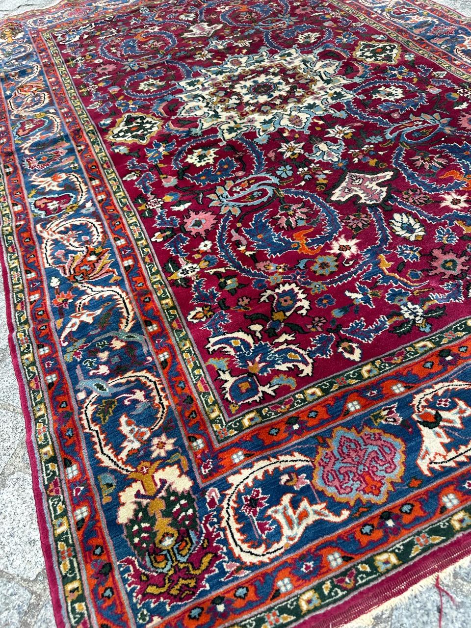 Hand-Knotted Bobyrug’s Very beautiful late 20th century fine Azerbaijan rug  For Sale