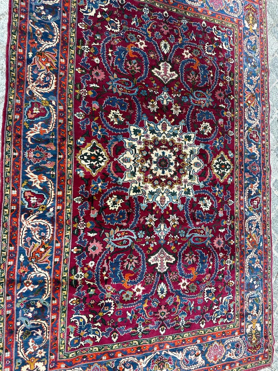 Bobyrug’s Very beautiful late 20th century fine Azerbaijan rug  In Good Condition For Sale In Saint Ouen, FR
