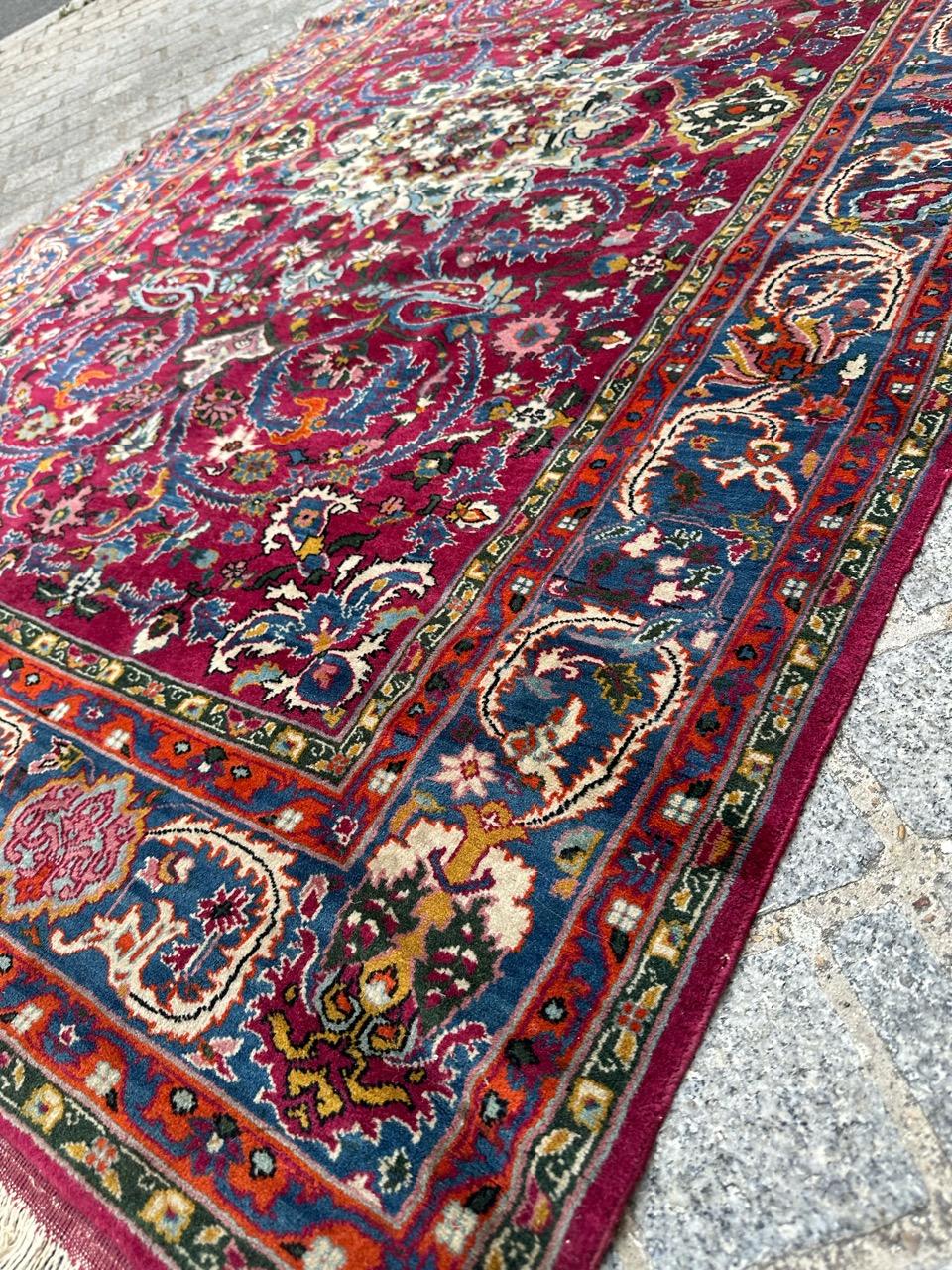 Bobyrug's Sehr schöner feiner aserbaidschanischer Teppich aus dem späten 20.  im Angebot 1