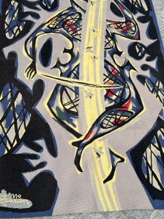 Very Beautiful mid century Aubusson Tapestry