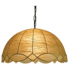 very beautiful mid century modern cocoon PENDANT LIGHT 1970s